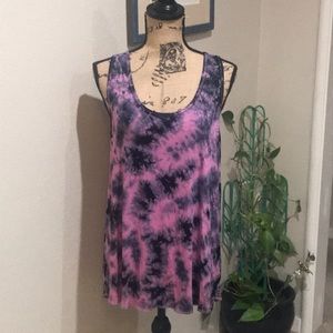 Pretty Tie dye racer back Top